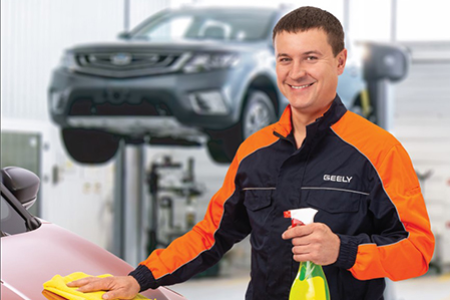 -10% на ТО и работы для Geely Atlas PRO, Atlas и Okavango